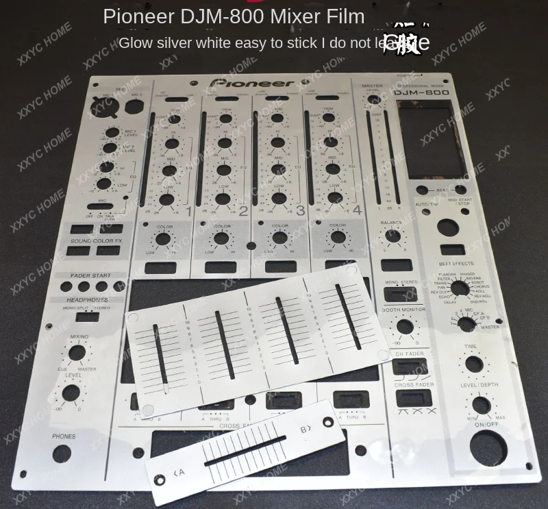 DJ controller protective film. The skin sticker color of DJM800 mixing console panel can be customized
DJ controller protective film. The skin sticker color of DJM800 mixing console panel can be customized