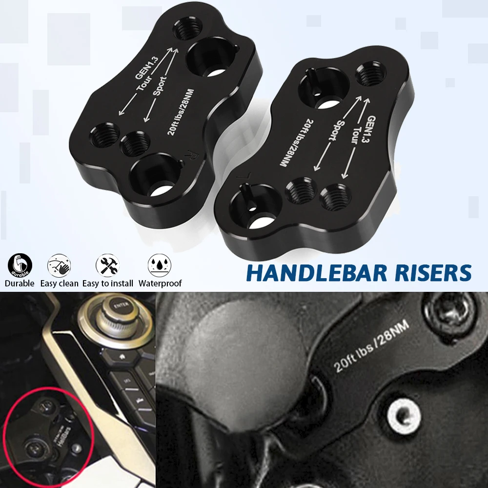 Motorcycle Accessories Height Handlebar Risers FOR HONDA GL1800 2018-2021 CNC ALUMINIUM Motorbike Plus Parts GL 1800 2019 2020
Motorcycle Accessories Height Handlebar Risers FOR HONDA GL1800 2018-2021 CNC ALUMINIUM Motorbike Plus Parts GL 1800 2019 2020