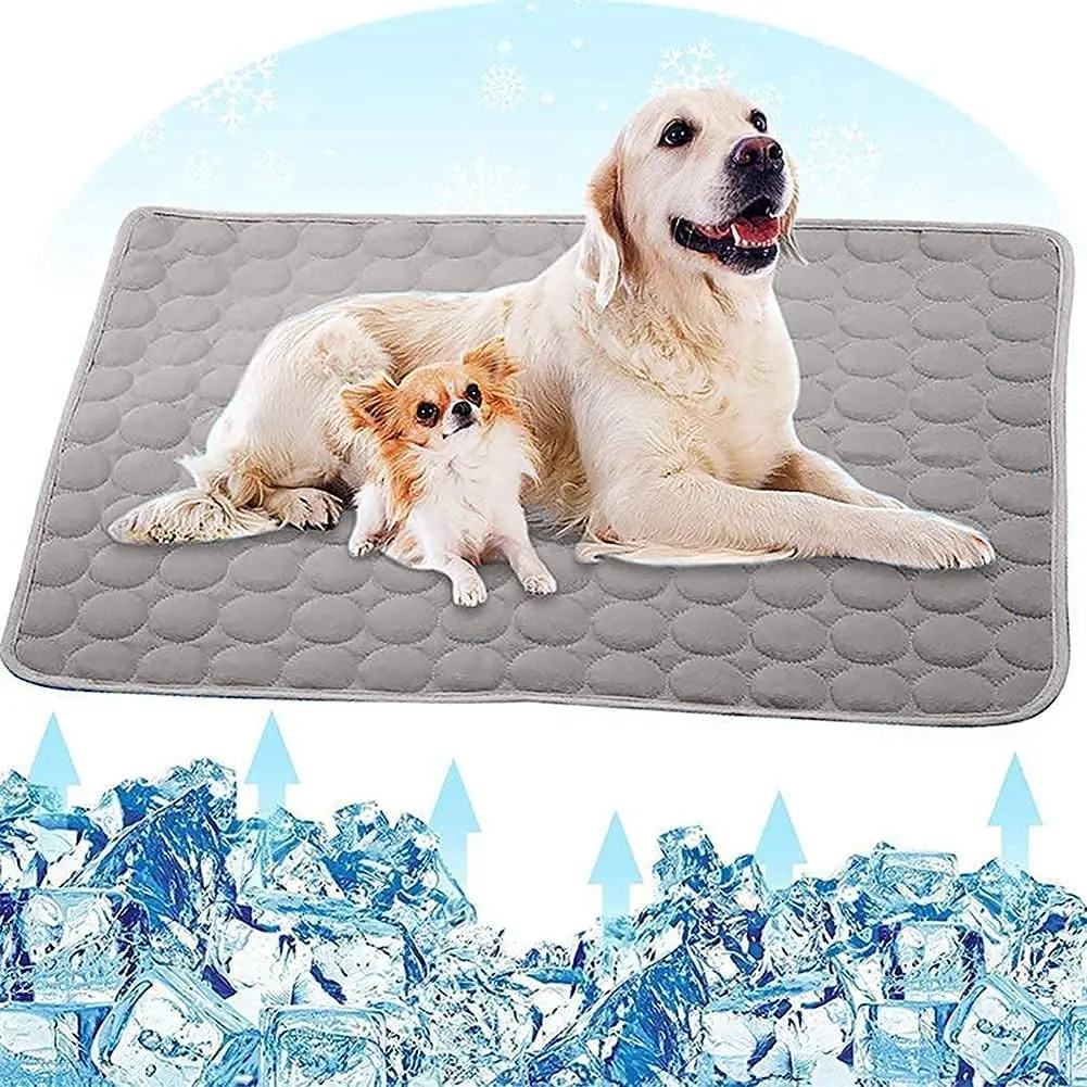 Dog Cooling Mat Breathable Durable Blanket Ice Silk Pads Sofa Washable Cushion Seat Cool Soft Summer Cat Bed Mat Pet Accessories
Dog Cooling Mat Breathable Durable Blanket Ice Silk Pads Sofa Washable Cushion Seat Cool Soft Summer Cat Bed Mat Pet Accessories