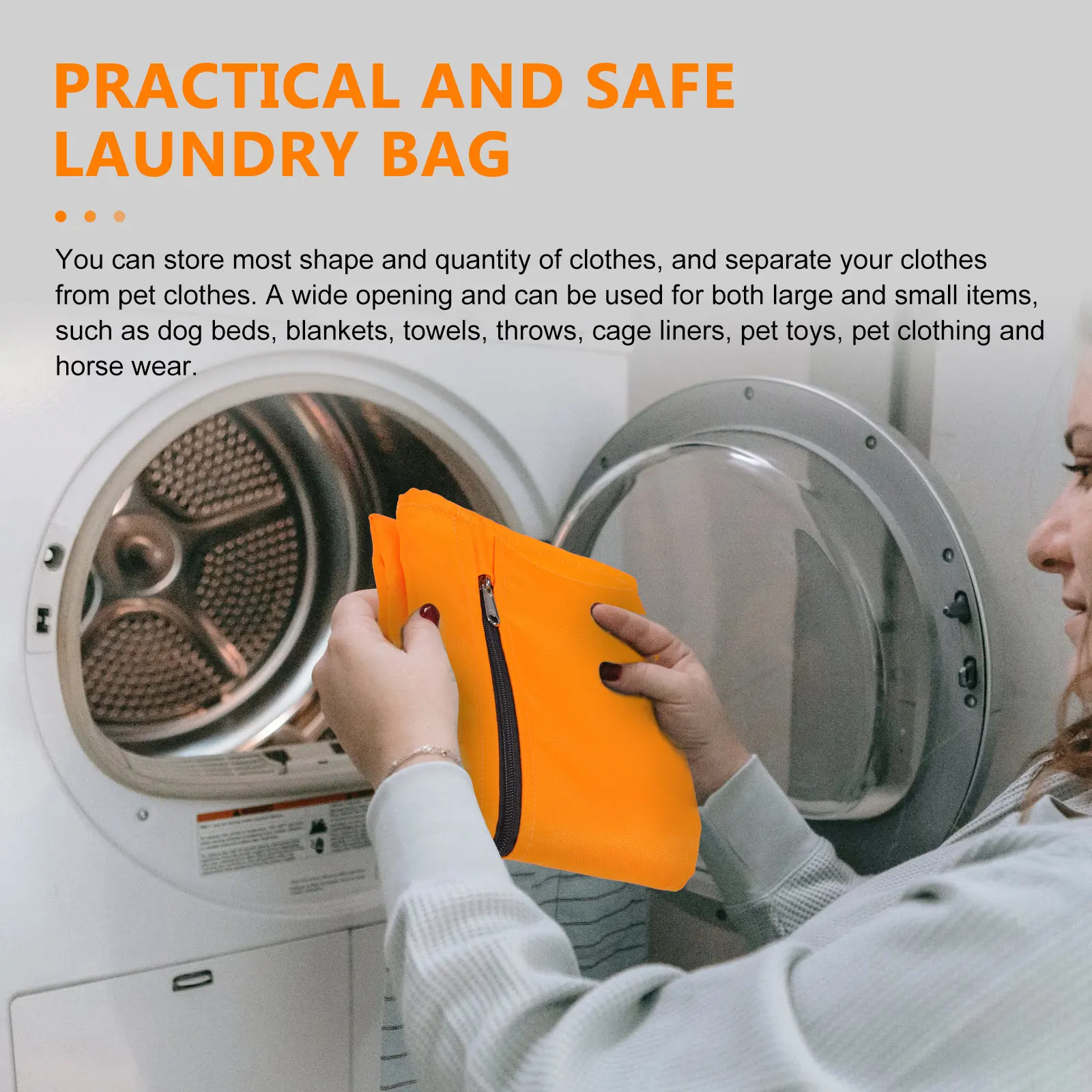 1Pcs Pet Laundry Bag Heavy Duty Polyester Bag with Zipper for Clothes Towels Blankets Pet Beds Travel
1Pcs Pet Laundry Bag Heavy Duty Polyester Bag with Zipper for Clothes Towels Blankets Pet Beds Travel