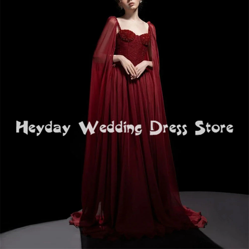 Heyday женские милые бисерные трапециевидные вечерние платья в Саудовской Аравии без рукавов с шалью длиной до пола, вечерние элегантные платья 2025
Heyday женские милые бисерные трапециевидные вечерние платья в Саудовской Аравии без рукавов с шалью длиной до пола, вечерние элегантные платья 2025