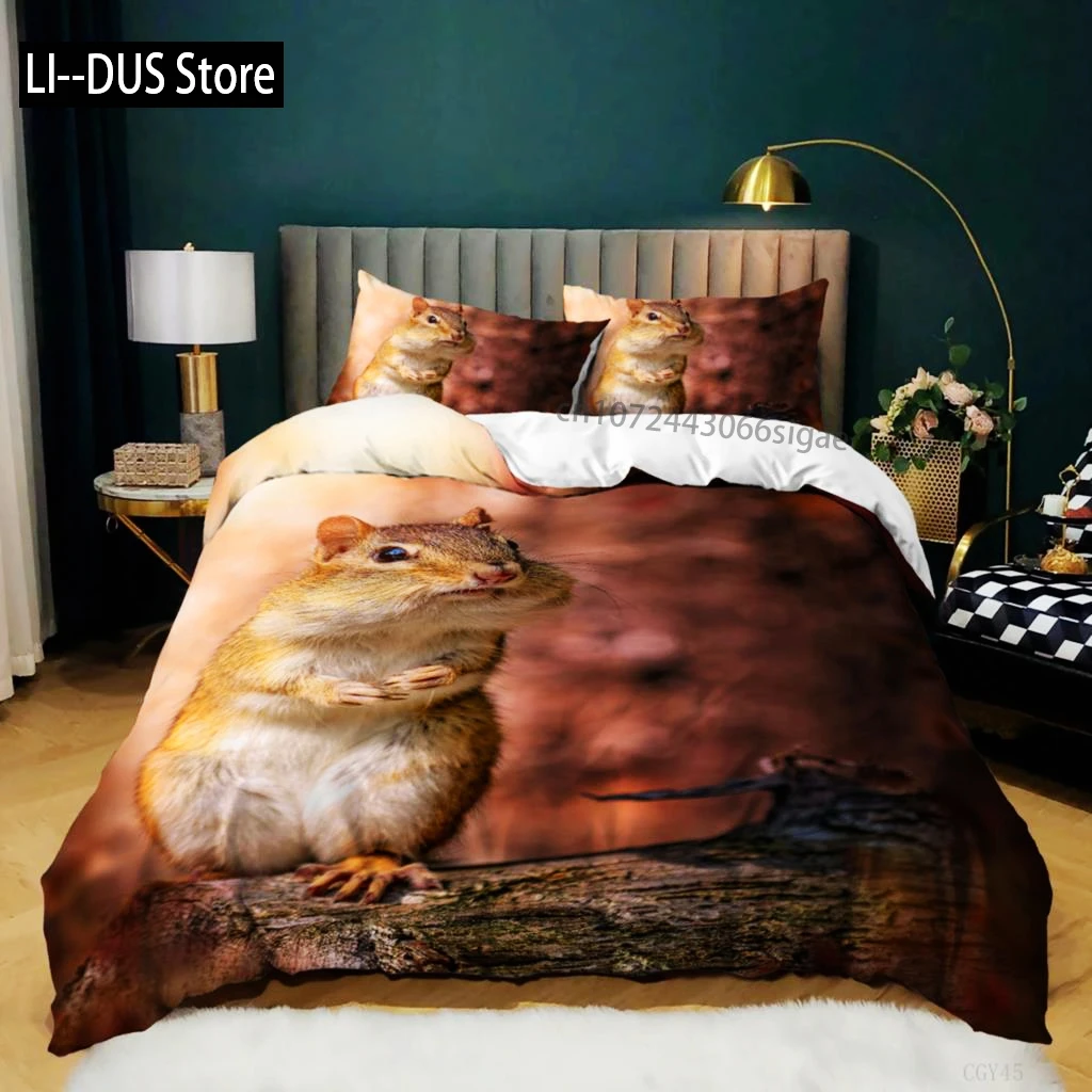 Squirrel Duvet Cover Set Cute Squirrel Branches Comforter Cover For Kids Boys Girl Microfiber Animal Theme King Size Bedding Set
Squirrel Duvet Cover Set Cute Squirrel Branches Comforter Cover For Kids Boys Girl Microfiber Animal Theme King Size Bedding Set
