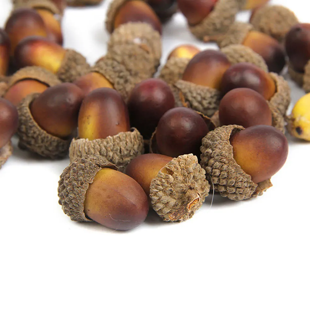 100pcs Artificial Acorns Faux Acorn Decor Fall Vase Filler Simulation Small Acorn For Crafts Wedding Home Thanksgiving Christmas
100pcs Artificial Acorns Faux Acorn Decor Fall Vase Filler Simulation Small Acorn For Crafts Wedding Home Thanksgiving Christmas