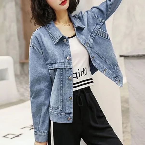 Denim Coat Women Jackets Embroidery Letter Single Breasted Washed Distressed Turn Down Collar Streetwear Outerwear Autumn 2025
Denim Coat Women Jackets Embroidery Letter Single Breasted Washed Distressed Turn Down Collar Streetwear Outerwear Autumn 2025