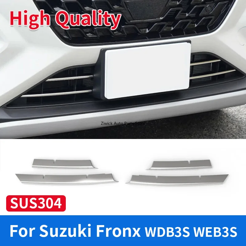 Для Suzuki Fronx WDB3S WEB3S 2024, передний бампер, нижняя средняя решетка, отделка из нержавеющей стали, декоративные яркие полоски, аксессуары
Для Suzuki Fronx WDB3S WEB3S 2024, передний бампер, нижняя средняя решетка, отделка из нержавеющей стали, декоративные яркие полоски, аксессуары