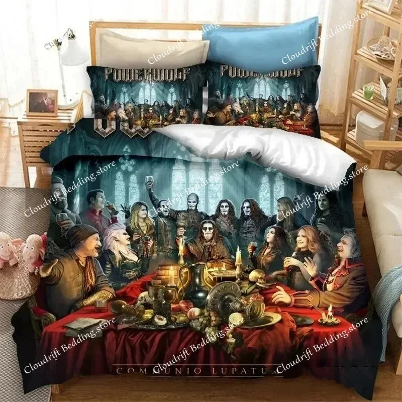 3D Print Powerwolf Band Bedding Set Duvet Cover Bed Set Quilt Cover Pillowcase Comforter king Queen Size Boys Adult Bedding Set0
3D Print Powerwolf Band Bedding Set Duvet Cover Bed Set Quilt Cover Pillowcase Comforter king Queen Size Boys Adult Bedding Set0