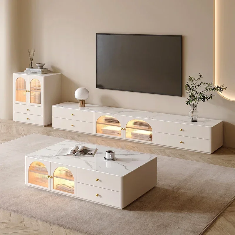 Luxury Light Universal Tv Stand Living Room Modern Glass House White Tv Table Nordic Floor Designer Fernsehen Tisch Furniture
Luxury Light Universal Tv Stand Living Room Modern Glass House White Tv Table Nordic Floor Designer Fernsehen Tisch Furniture