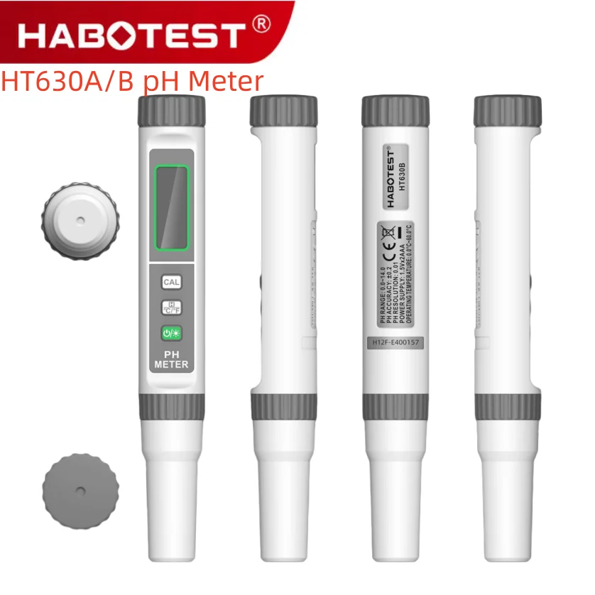 HABOTEST pH Meter Digital Tester High Accuracy ±0.05pH Hot Sale Water Proof Portable Water Quality Analyzer HT630A HT630B
HABOTEST pH Meter Digital Tester High Accuracy ±0.05pH Hot Sale Water Proof Portable Water Quality Analyzer HT630A HT630B