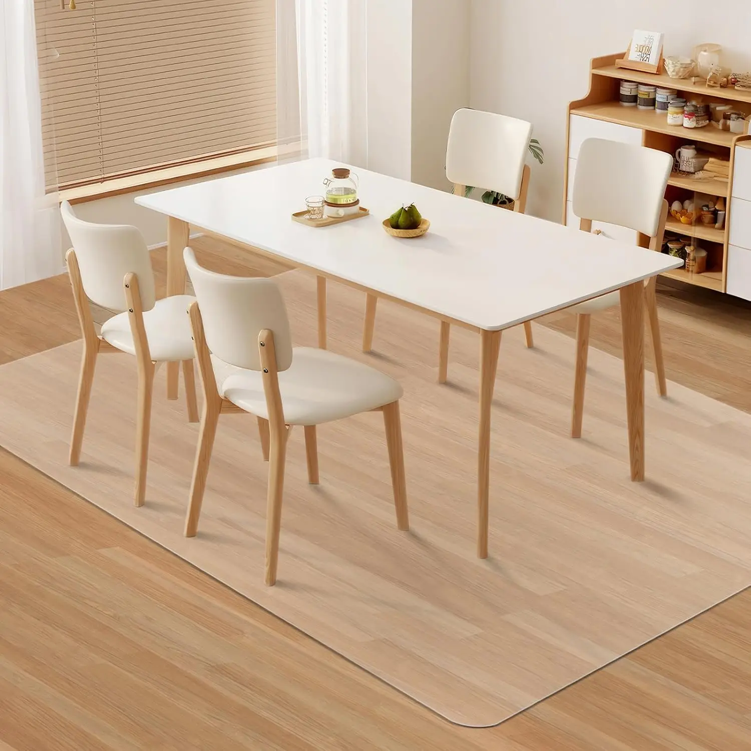 Transparent Hard Floor Chair Mat, 57"x84" Rectangle - Protects Floors, Easy Movement
Transparent Hard Floor Chair Mat, 57"x84" Rectangle - Protects Floors, Easy Movement