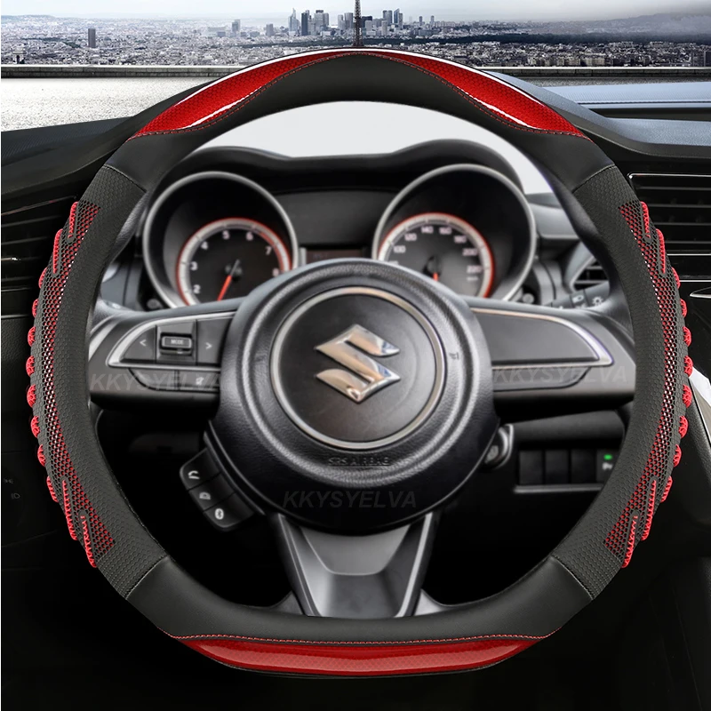 Кожаный чехол на руль из углеродного волокна D-образной формы 38 см для Suzuki Swift 2017 2018 2019 2020 2021 2022 Спортивные автоаксессуары
Кожаный чехол на руль из углеродного волокна D-образной формы 38 см для Suzuki Swift 2017 2018 2019 2020 2021 2022 Спортивные автоаксессуары