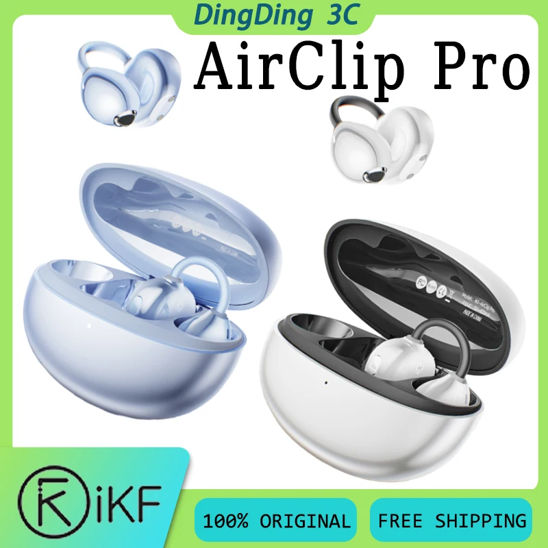 iKF AirClip Pro Wireless Earphone AI Silent Call ComfortAlR OpenBass Bluetooth 6.0 IPX5 Waterproof Custom Open Sports Earbuds
iKF AirClip Pro Wireless Earphone AI Silent Call ComfortAlR OpenBass Bluetooth 6.0 IPX5 Waterproof Custom Open Sports Earbuds