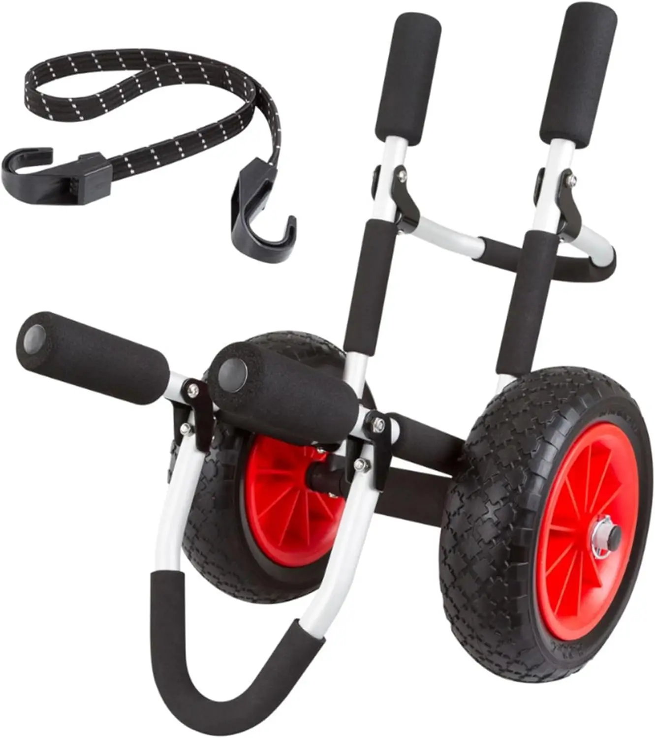 Paddle Board Dolly, Lightweight Aluminum SUP Cart, 50 lb Capacity - Includes Bungee Tie-Down Strap and Foam Bumpers
Paddle Board Dolly, Lightweight Aluminum SUP Cart, 50 lb Capacity - Includes Bungee Tie-Down Strap and Foam Bumpers
