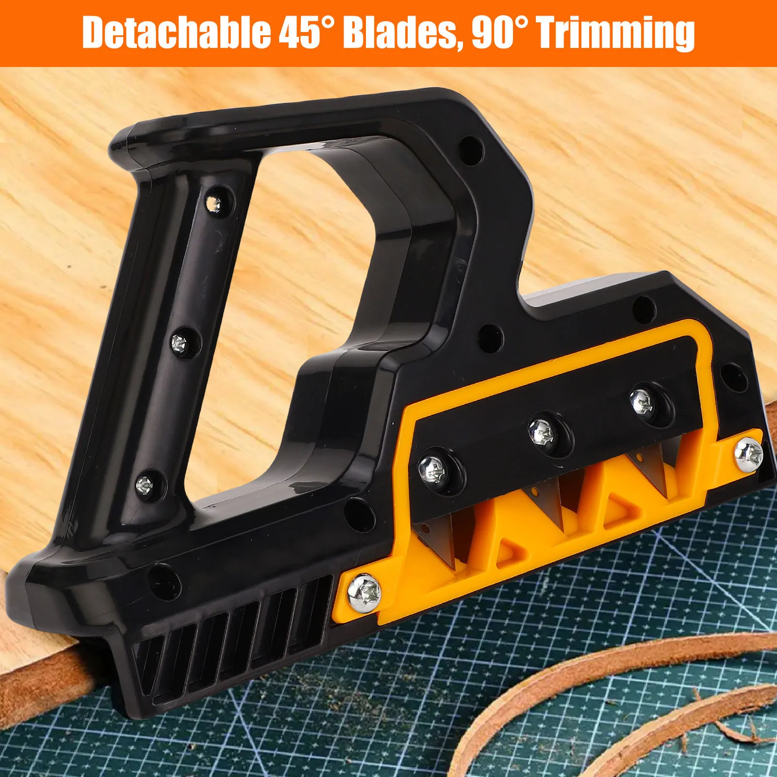 45 Degree Hand Chamfer Plane 45 Degree Hand Chamfer Plane Woodworking Plane Plasterboard Edger Trimmer with 10 Blades
45 Degree Hand Chamfer Plane 45 Degree Hand Chamfer Plane Woodworking Plane Plasterboard Edger Trimmer with 10 Blades