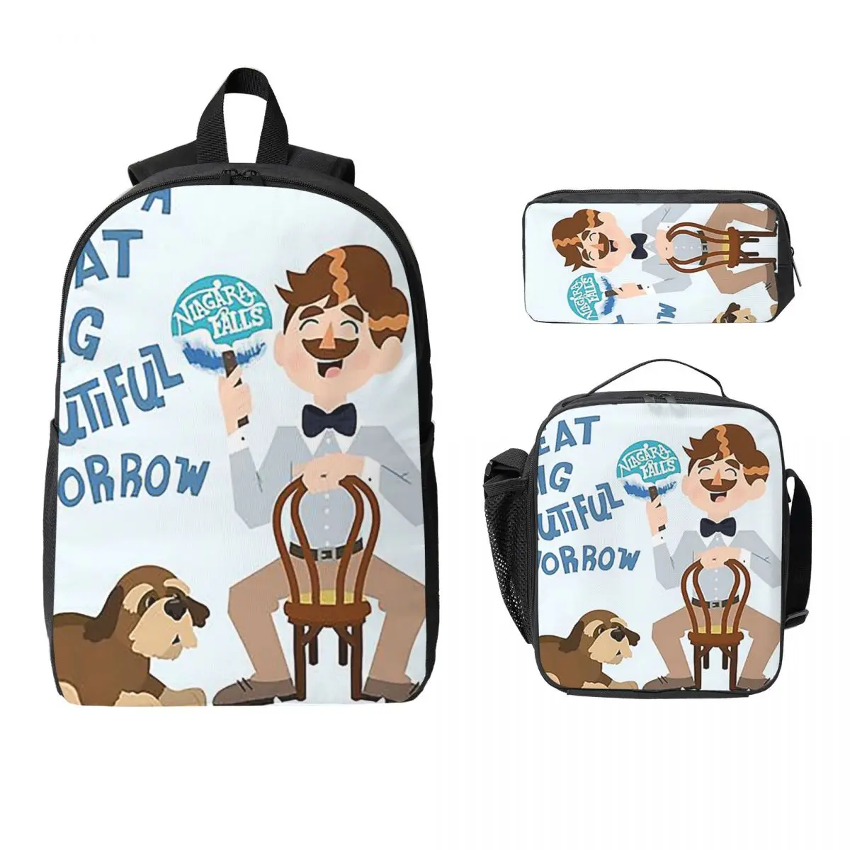 Man Has A Dream Backpack Student Boys Girls BookBag School Bag Computer Shoulder Bags 3ps Insulated Lunch Bag Pencil Case
Man Has A Dream Backpack Student Boys Girls BookBag School Bag Computer Shoulder Bags 3ps Insulated Lunch Bag Pencil Case