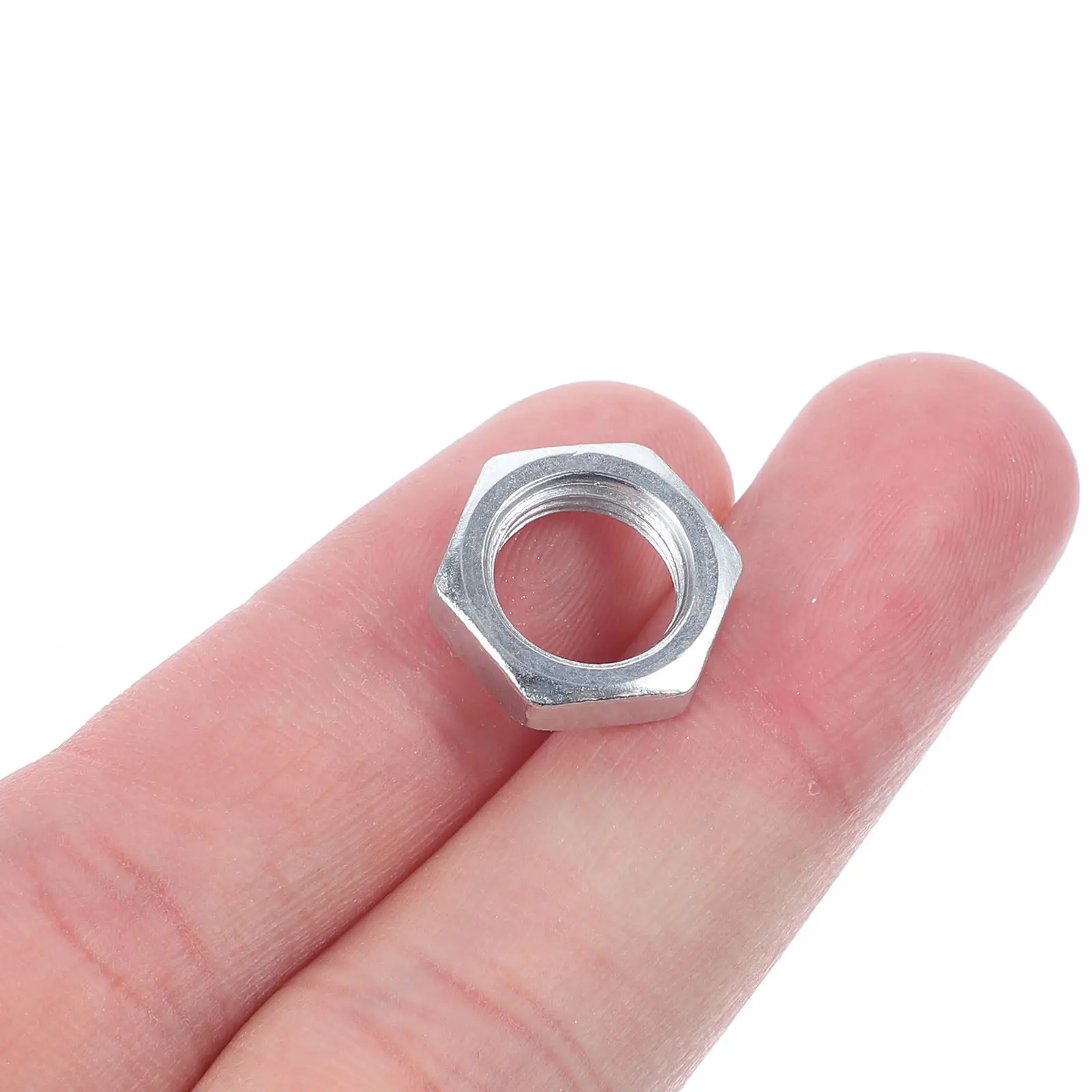 150Pcs Lamp Nut Iron Hexagon Lock Nut for Standard Lamp Pipe DIY Repair M10 Rust Resistant Smooth Surface Tightening Fastener
150Pcs Lamp Nut Iron Hexagon Lock Nut for Standard Lamp Pipe DIY Repair M10 Rust Resistant Smooth Surface Tightening Fastener