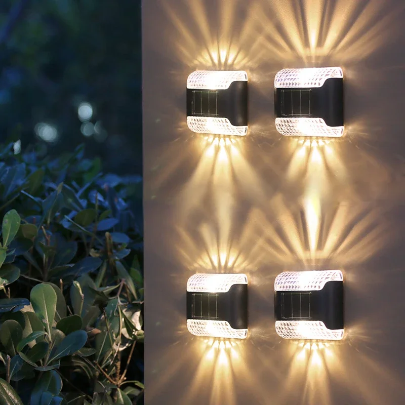 4 Pack Solar Wall Light LED Lights Decor Landscape Balcony Garden Step Outdoor Sunlight Lamp Waterproof Solar Power Street Light
4 Pack Solar Wall Light LED Lights Decor Landscape Balcony Garden Step Outdoor Sunlight Lamp Waterproof Solar Power Street Light