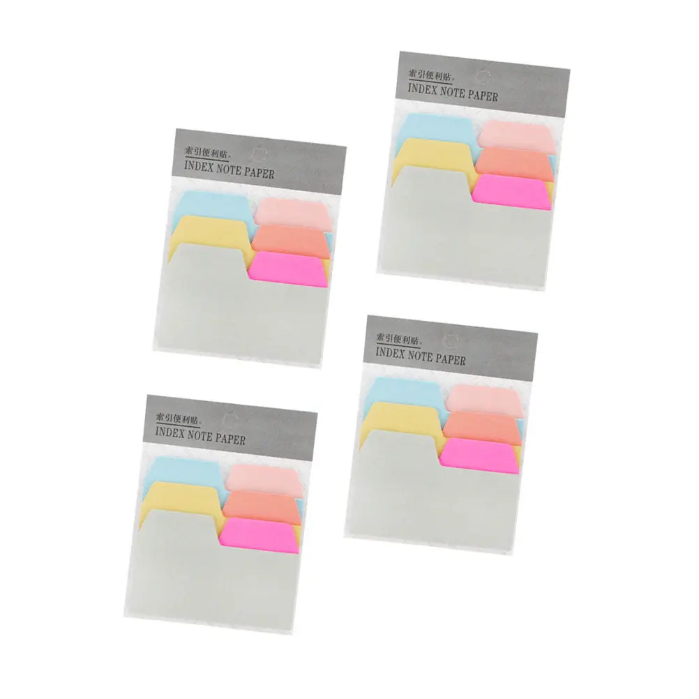 4Pcs Writable Index Note Paper Memo Pads Sticky Paper Notes Self-Adhesive Bookmarks for Highlighting Flagging Marking Pages
4Pcs Writable Index Note Paper Memo Pads Sticky Paper Notes Self-Adhesive Bookmarks for Highlighting Flagging Marking Pages