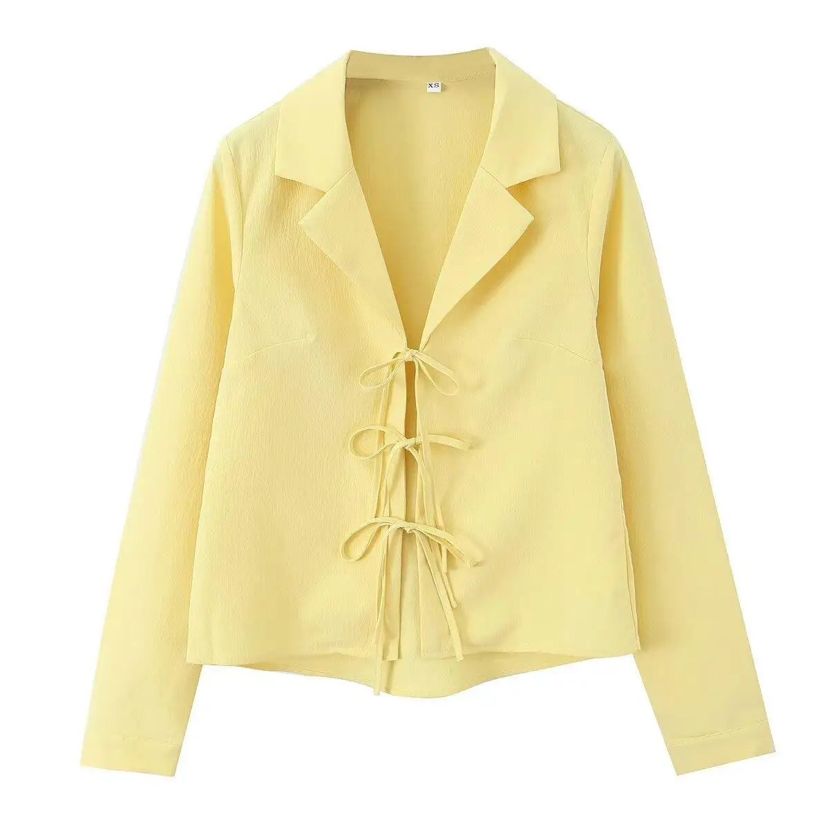 French Fashion Design Suit Collar Tie Shirt
French Fashion Design Suit Collar Tie Shirt