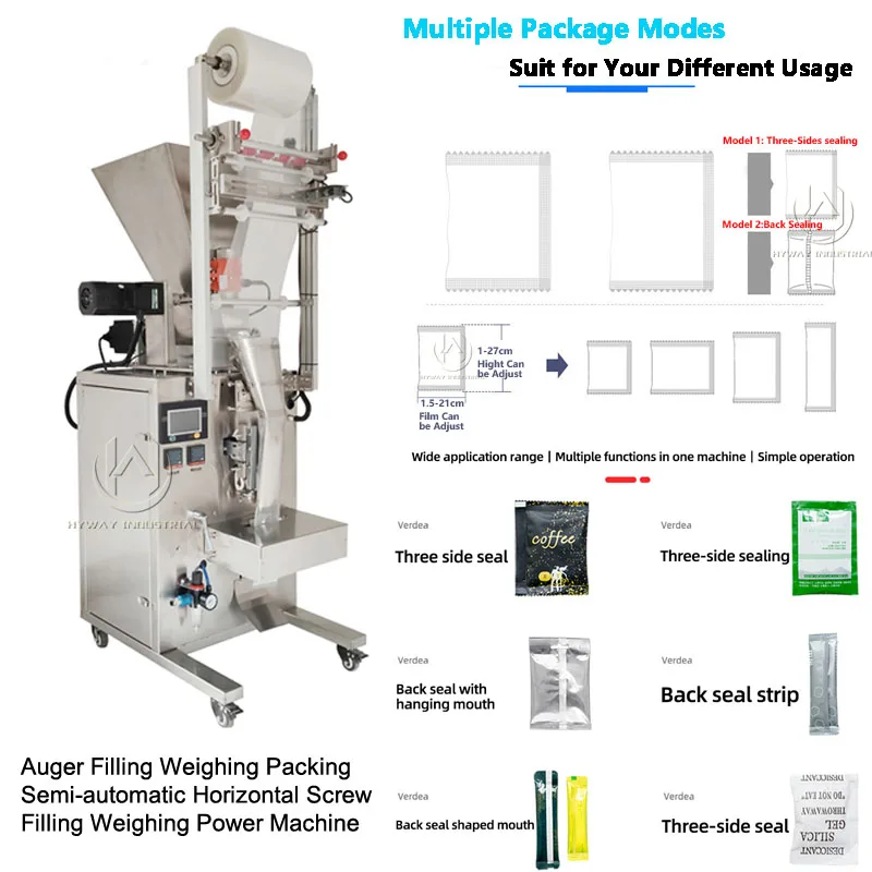 Hot Selling CE Automatic 1-2000g Coffee Bean Grain Power Horizontal Powder Screw Filling Weighing Packing Machine
Hot Selling CE Automatic 1-2000g Coffee Bean Grain Power Horizontal Powder Screw Filling Weighing Packing Machine