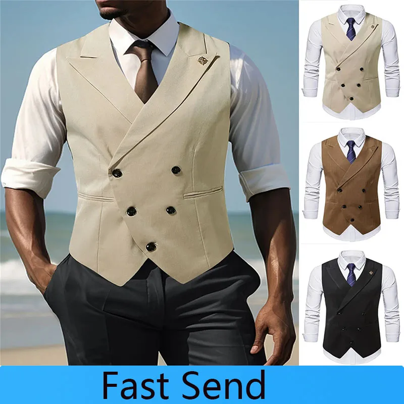 Костюм Жилет для мужчин Slim Fit Slim-fit Модный костюм Жилет Топы без рукавов Повседневная куртка Нижняя рубашка Топ
Костюм Жилет для мужчин Slim Fit Slim-fit Модный костюм Жилет Топы без рукавов Повседневная куртка Нижняя рубашка Топ