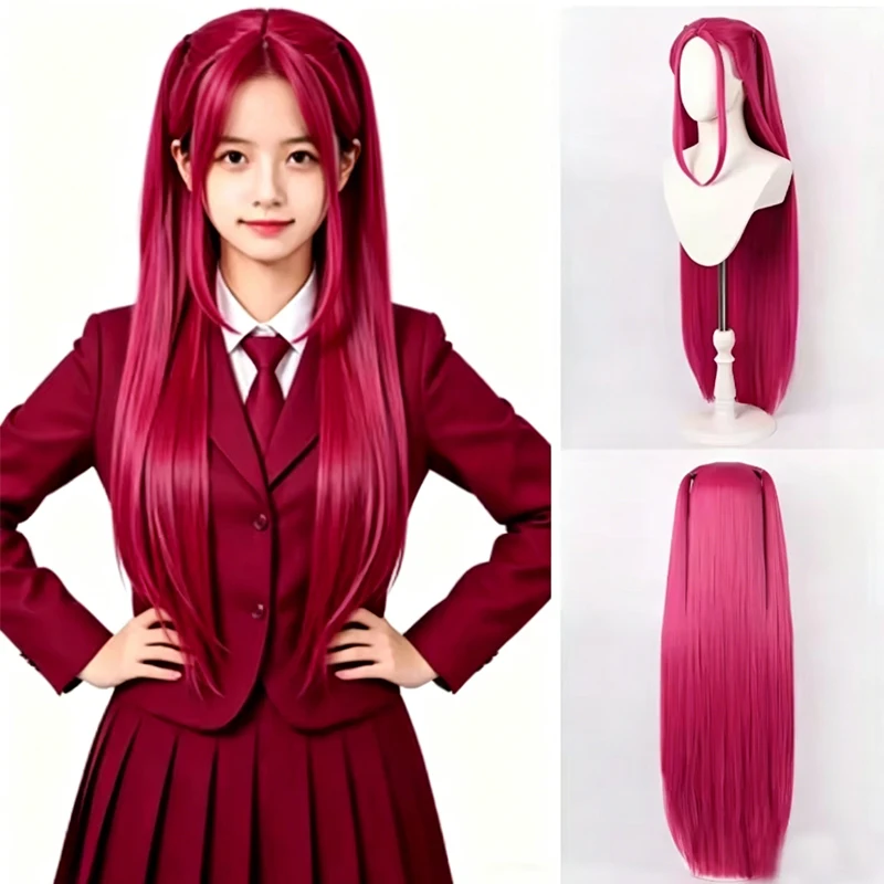 Pink Double Ponytail Synthetic Hair Cosplay Wig 95CM,High Temperature Fiber Full Head Wig for Girl Halloween Anime Cosplay Party
Pink Double Ponytail Synthetic Hair Cosplay Wig 95CM,High Temperature Fiber Full Head Wig for Girl Halloween Anime Cosplay Party