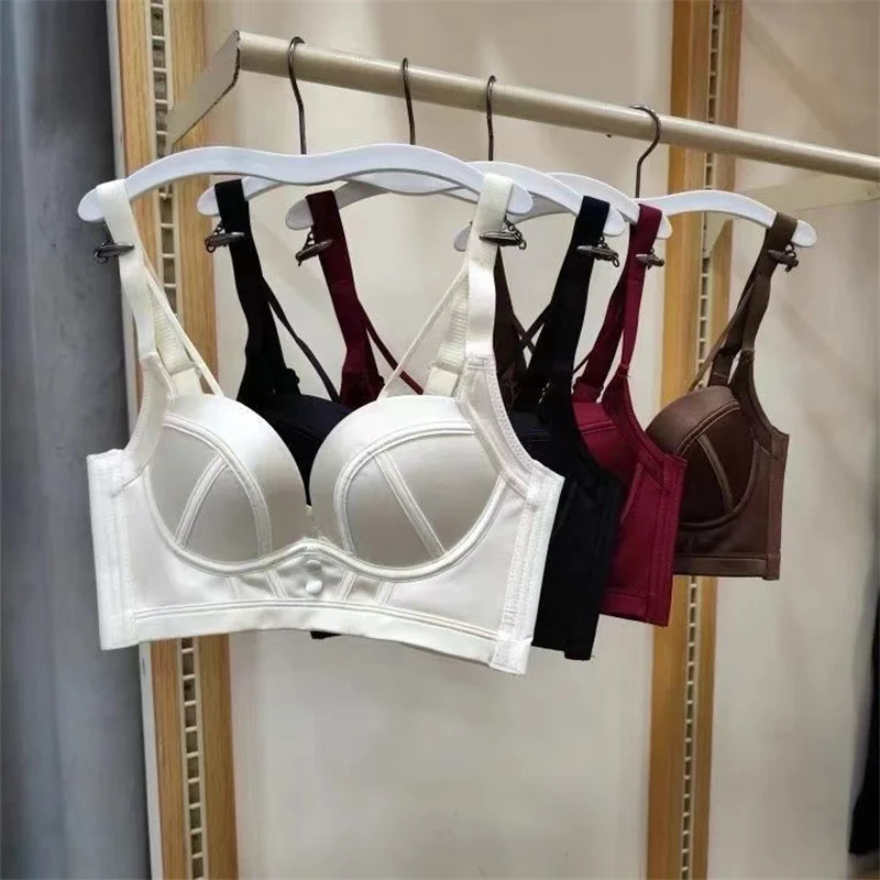 Beige Sexy Lingerie Non Wire Push Up Bras for Women Backless Seamless Bra Brasieres Para Mujer Bielizna Damska Soutient Gorge
Beige Sexy Lingerie Non Wire Push Up Bras for Women Backless Seamless Bra Brasieres Para Mujer Bielizna Damska Soutient Gorge