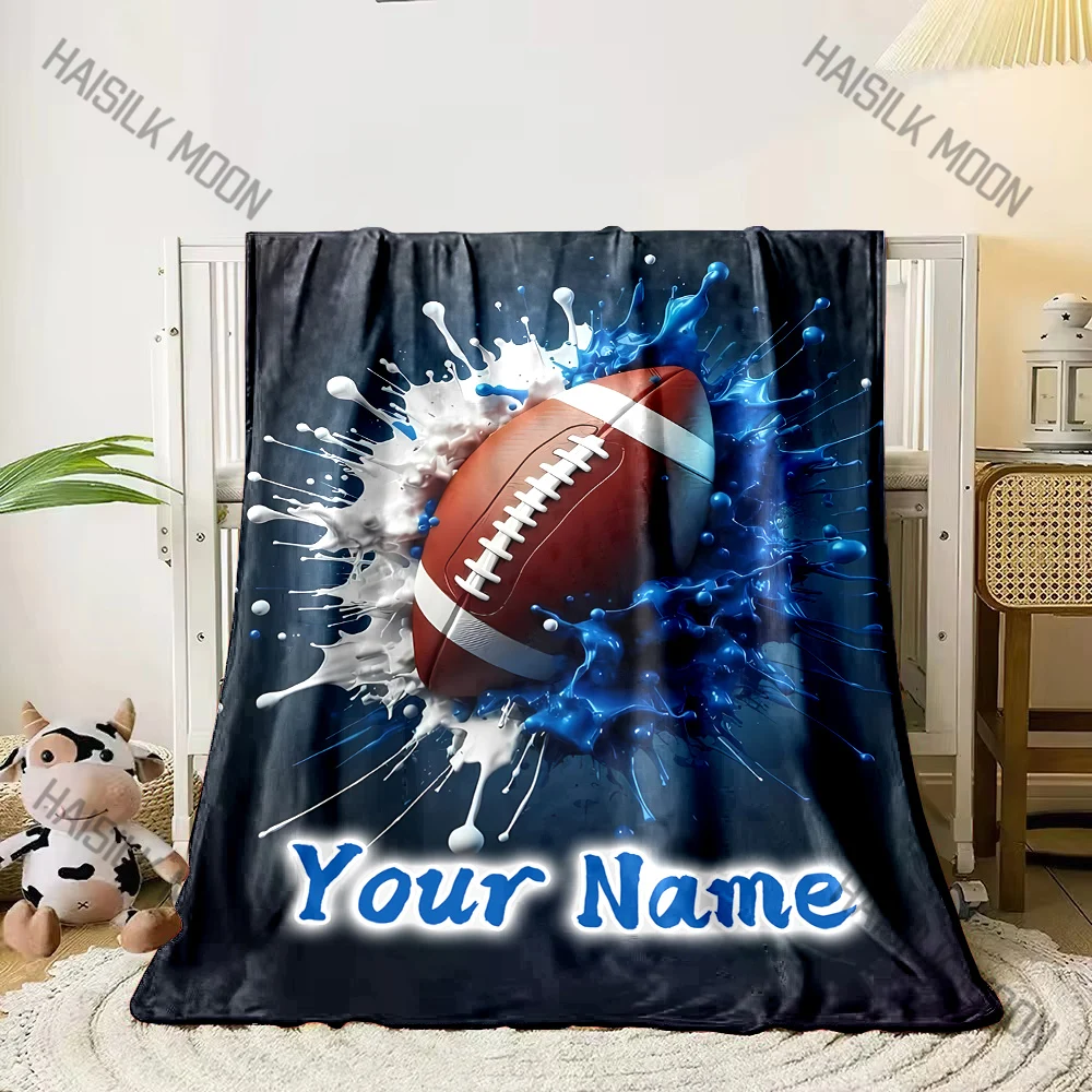 Персонализированное имя, персонализированное одеяло с эффектом брызг, футбольные теплые одеяла для взрослых и детей и удобное одеяло, рождественские подарки
Персонализированное имя, персонализированное одеяло с эффектом брызг, футбольные теплые одеяла для взрослых и детей и удобное одеяло, рождественские подарки