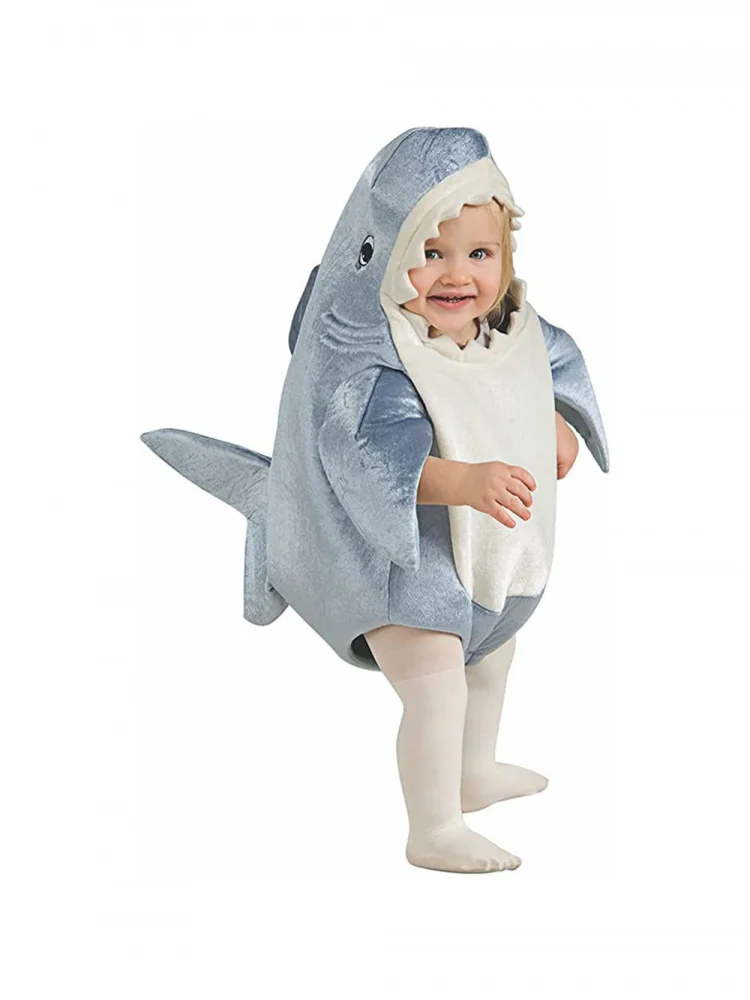 Halloween Shark Baby Jumpsuit Stage Costume Cartoon Animal Creative Performance Clothes Children's Traditional Chinese Costume
Halloween Shark Baby Jumpsuit Stage Costume Cartoon Animal Creative Performance Clothes Children's Traditional Chinese Costume