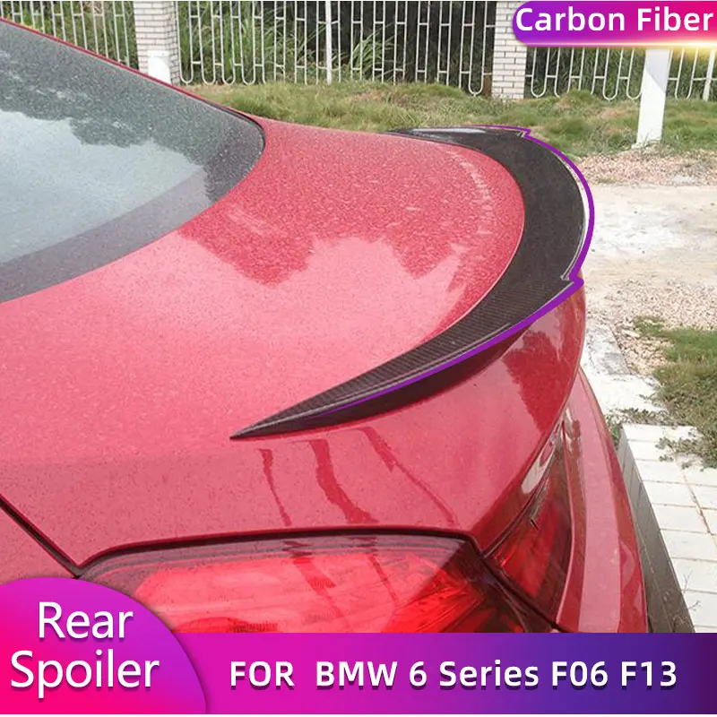 Carbon Fiber Car Rear Trunk Spoiler Wings for BMW 6 Series F06 F13 Gran Coupe 4-Door 2013-2016 Rear Spoiler Boot Lid Wing Lip
Carbon Fiber Car Rear Trunk Spoiler Wings for BMW 6 Series F06 F13 Gran Coupe 4-Door 2013-2016 Rear Spoiler Boot Lid Wing Lip