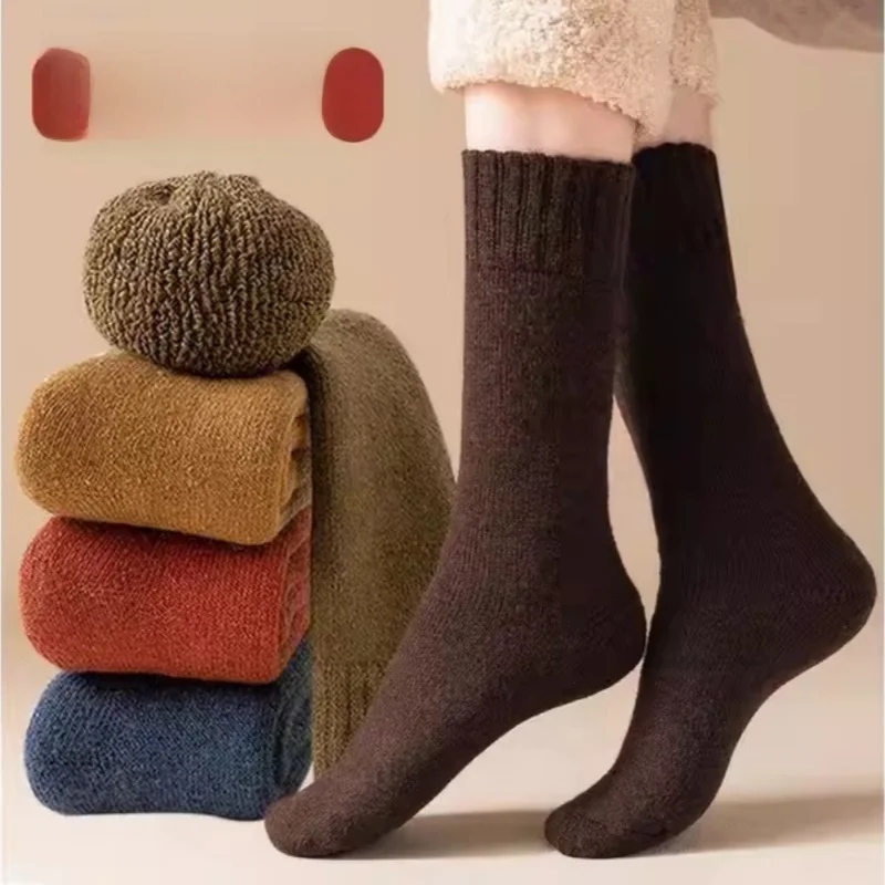 Extra Thi Woolen Fce Lined High Tube Sos Women's Autumn Winter Warm Home Comfort Stoings ly Warm Foot Sos
Extra Thi Woolen Fce Lined High Tube Sos Women's Autumn Winter Warm Home Comfort Stoings ly Warm Foot Sos
