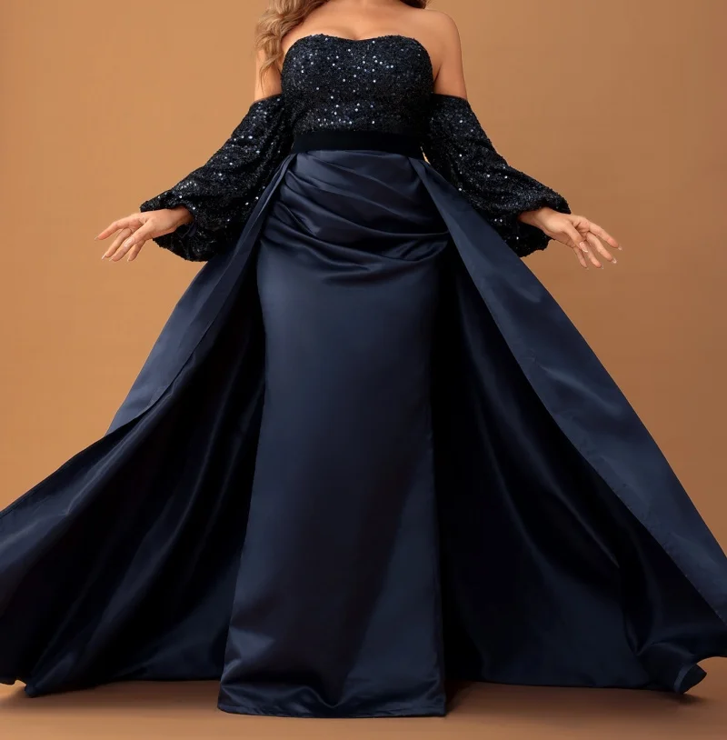 Customized Sexy Off-Shoulder Lantern Sleeve Maxi Dress plus Size Elegant Luxury Women's Cocktail Prom Party Evening Gown
Customized Sexy Off-Shoulder Lantern Sleeve Maxi Dress plus Size Elegant Luxury Women's Cocktail Prom Party Evening Gown