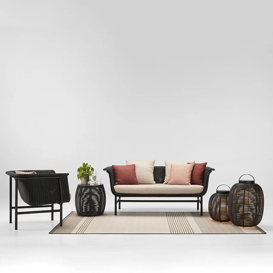 Outdoor courtyard terrace sofa rattan chair three-piece set rattan open-air coffee table balcony combination leisure
Outdoor courtyard terrace sofa rattan chair three-piece set rattan open-air coffee table balcony combination leisure