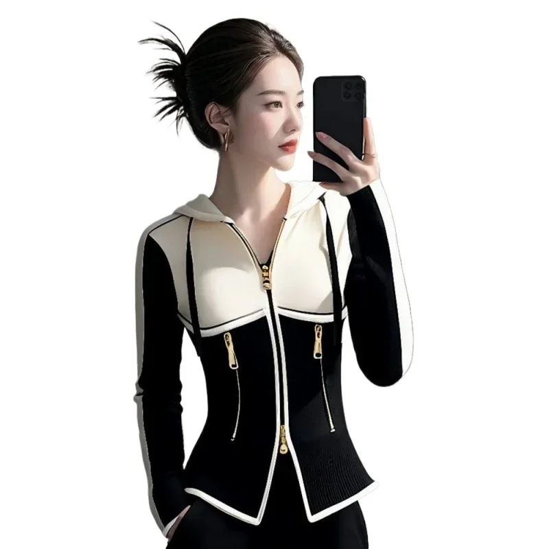 LIBIELIY женская куртка 2022, весенне-осенняя модная короткая толстовка с капюшоном, верхняя одежда, повседневная универсальная женская тонкая куртка с длинными рукавами C 
LIBIELIY женская куртка 2022, весенне-осенняя модная короткая толстовка с капюшоном, верхняя одежда, повседневная универсальная женская тонкая куртка с длинными рукавами C