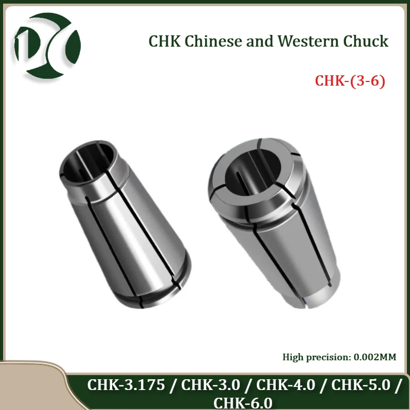 CHK-3.175 / CHK-3.0 / CHK-4.0 / CHK-5.0 / CHK-6.0 Spindle Chuck Lock Mouth Collet
CHK-3.175 / CHK-3.0 / CHK-4.0 / CHK-5.0 / CHK-6.0 Spindle Chuck Lock Mouth Collet