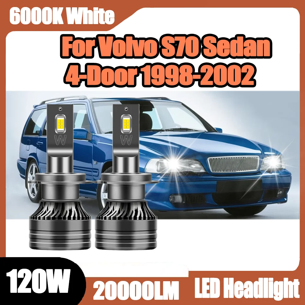 2PCS Canbus No Error 6000K White LED Headlamp 20000LM LED Headlight 120W H7 Car Headlight For Volvo S70 Sedan 4-Door 1998-2002
2PCS Canbus No Error 6000K White LED Headlamp 20000LM LED Headlight 120W H7 Car Headlight For Volvo S70 Sedan 4-Door 1998-2002