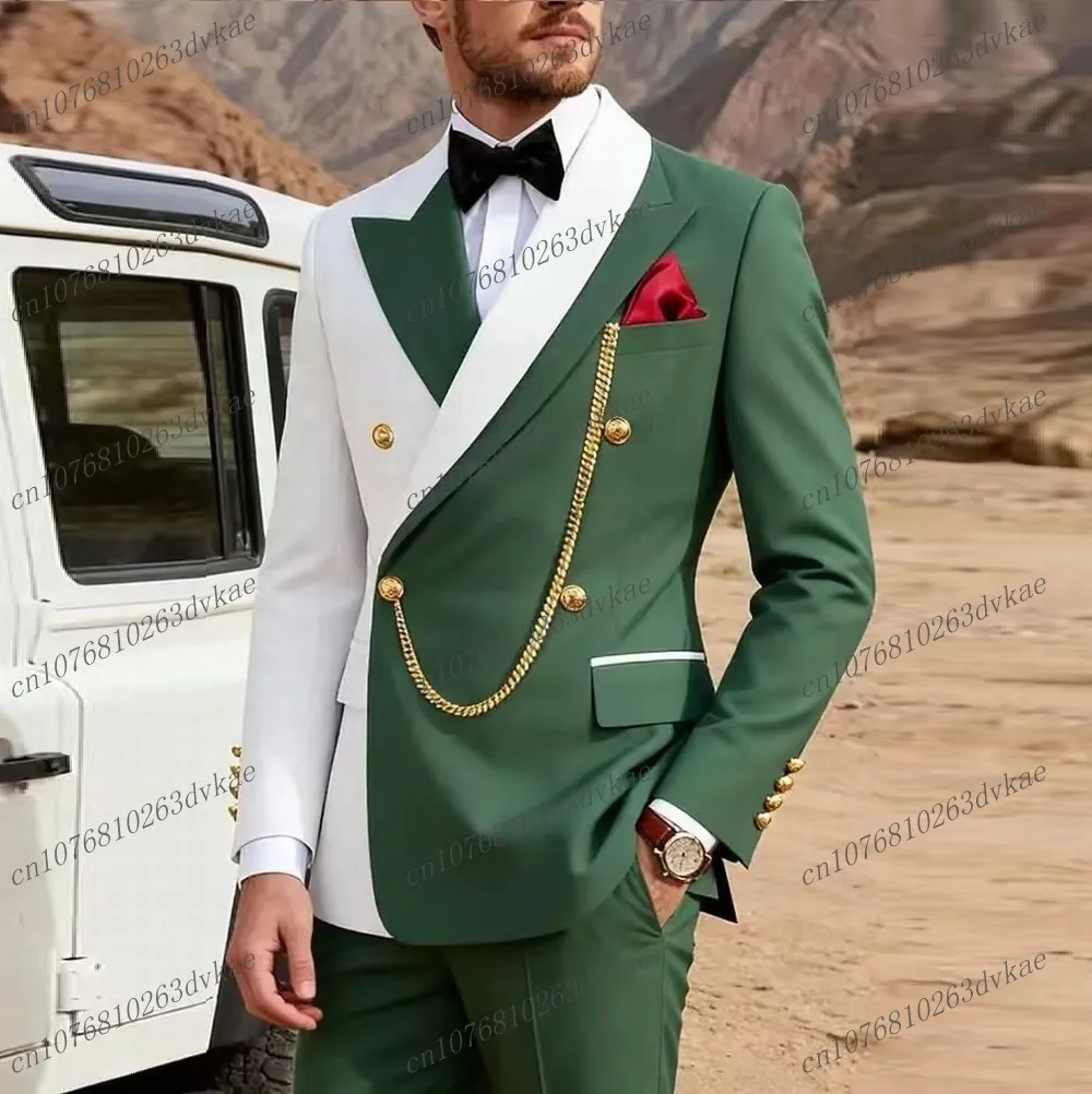 White And Mint Green Men Suit Wedding Party Formal Occasion Groom Groomsman Prom Business Male Tuxedos 2 Piece Set Jacket Pants
White And Mint Green Men Suit Wedding Party Formal Occasion Groom Groomsman Prom Business Male Tuxedos 2 Piece Set Jacket Pants