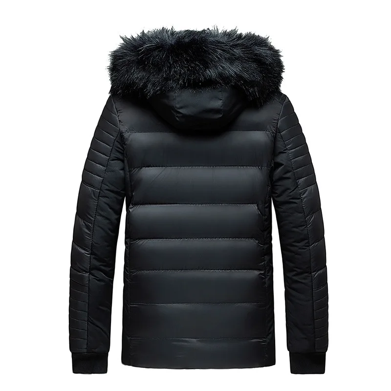 Winter Men's Casual Cotton Jacket with Removable Fur Collar & Hood, Slim Fit Trendy Foreign Trade Outwear
Winter Men's Casual Cotton Jacket with Removable Fur Collar & Hood, Slim Fit Trendy Foreign Trade Outwear