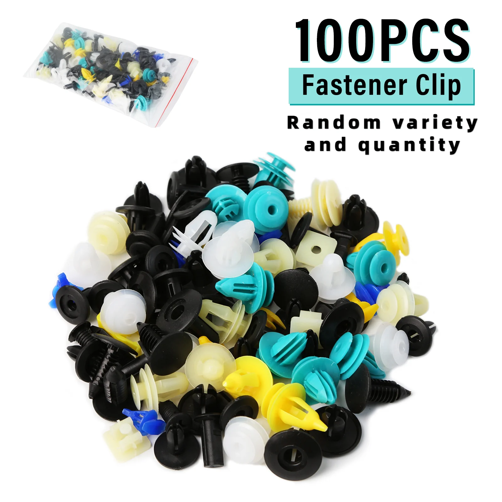 100PCS Mixed Auto Vehicle Fastener Bumper Clips Retainer Rivet Door Panel Fender Liner Universal Fit All Car
100PCS Mixed Auto Vehicle Fastener Bumper Clips Retainer Rivet Door Panel Fender Liner Universal Fit All Car