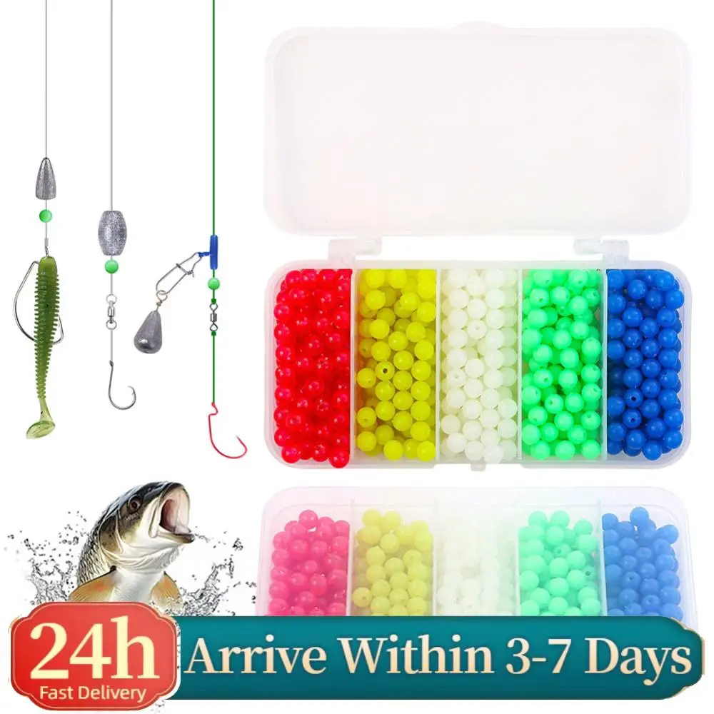 Светящиеся в темноте рыболовные бусины, 500 шт., жесткие бусины для лески, приманка для морской рыбалки
Светящиеся в темноте рыболовные бусины, 500 шт., жесткие бусины для лески, приманка для морской рыбалки