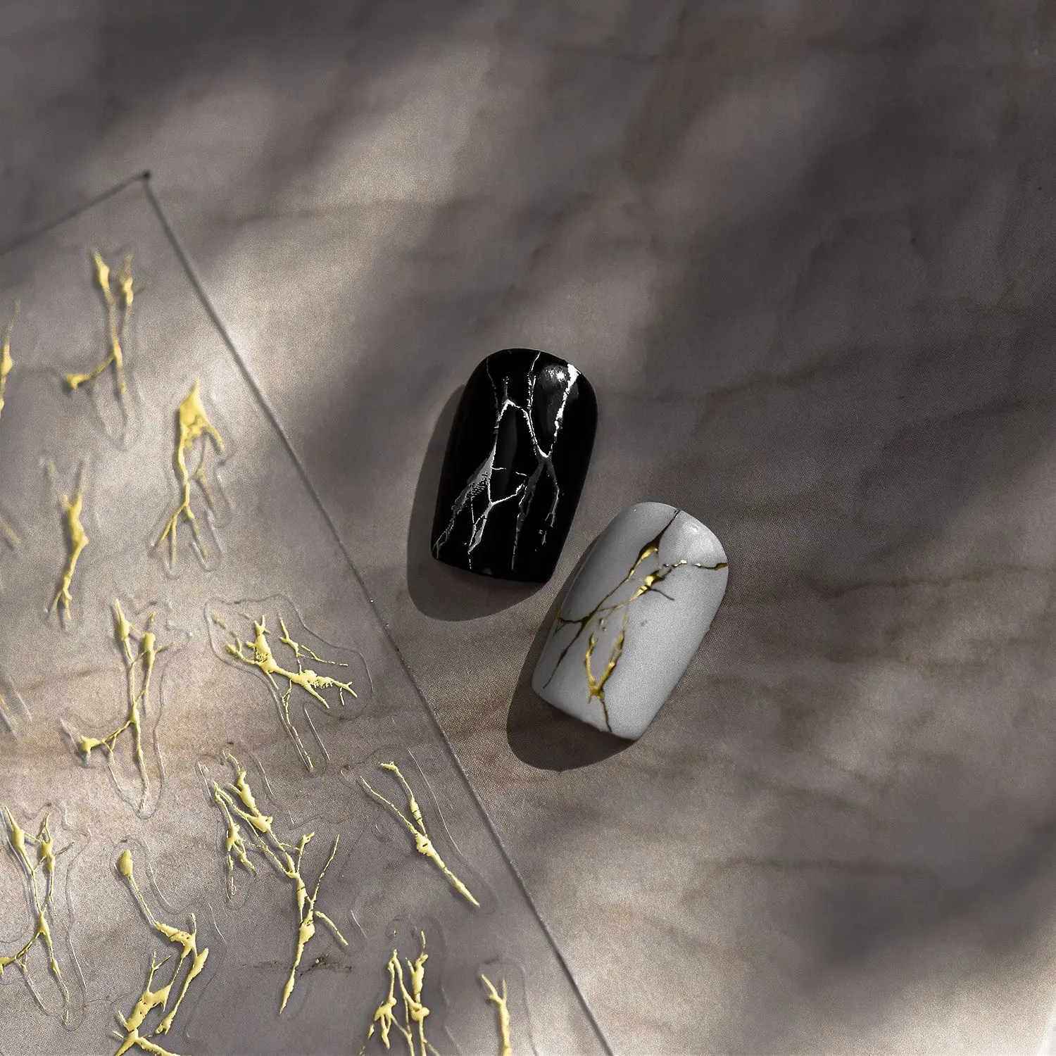 5D Hot Stamping Nail Stickers Exquisite Gold Silvers Marble Patterned Nail Art Accessories Sticker DIY Self Adhesive Nail Decals
5D Hot Stamping Nail Stickers Exquisite Gold Silvers Marble Patterned Nail Art Accessories Sticker DIY Self Adhesive Nail Decals