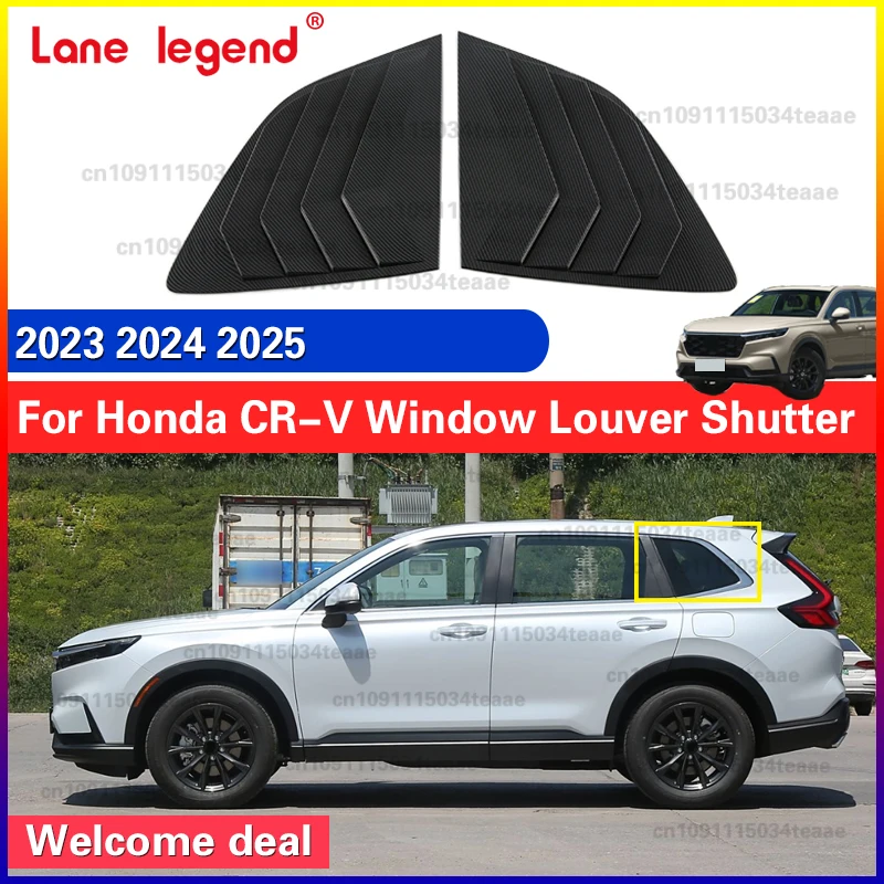 For Honda CR-V 2023 2024 2025 High Quality Car Rear Triangle Window Louver Side Shutter Blind Shades Cover Decoration Trims
For Honda CR-V 2023 2024 2025 High Quality Car Rear Triangle Window Louver Side Shutter Blind Shades Cover Decoration Trims