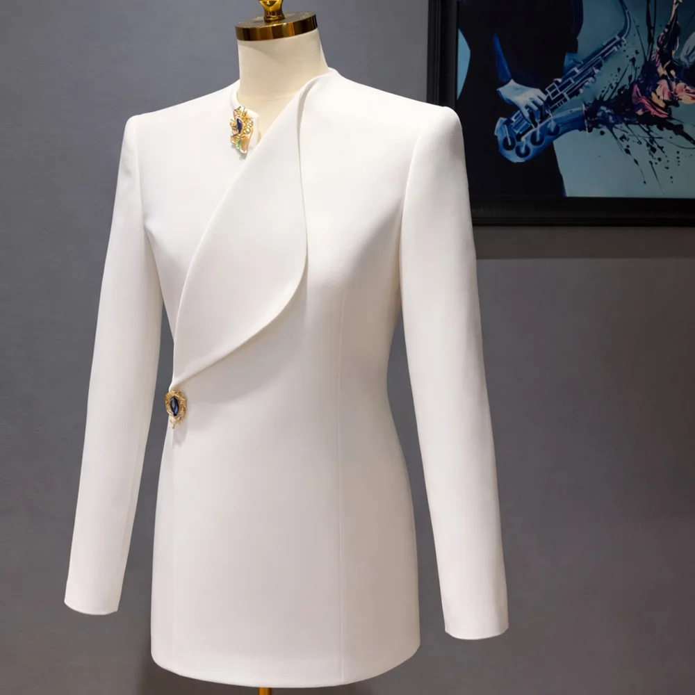 Elegant Man Suit 2 piece set Modern Wedding Party outfit Suits for Men Stylish Business office suit banquet attire
Elegant Man Suit 2 piece set Modern Wedding Party outfit Suits for Men Stylish Business office suit banquet attire
