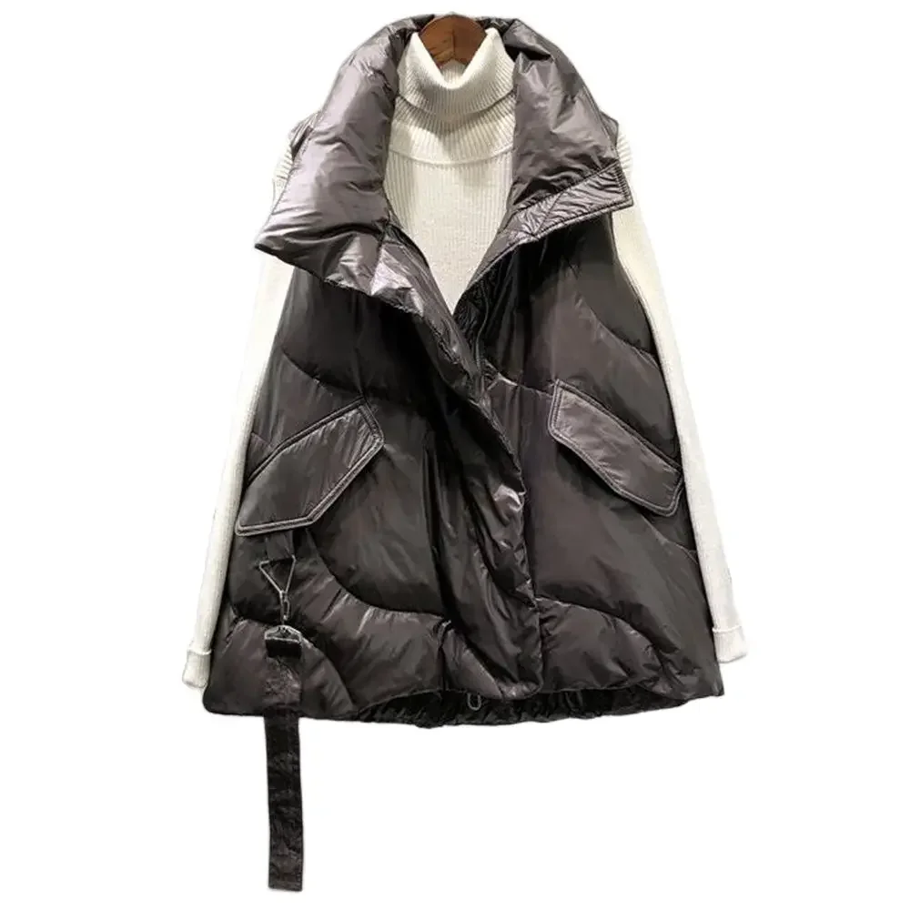 Pop Female Autumn Winter Loose Sleeveless Down Jackets Coats Waistcoat Outerwear Casual Gilet Woman Hot Sale Cotton Clothes Vest
Pop Female Autumn Winter Loose Sleeveless Down Jackets Coats Waistcoat Outerwear Casual Gilet Woman Hot Sale Cotton Clothes Vest