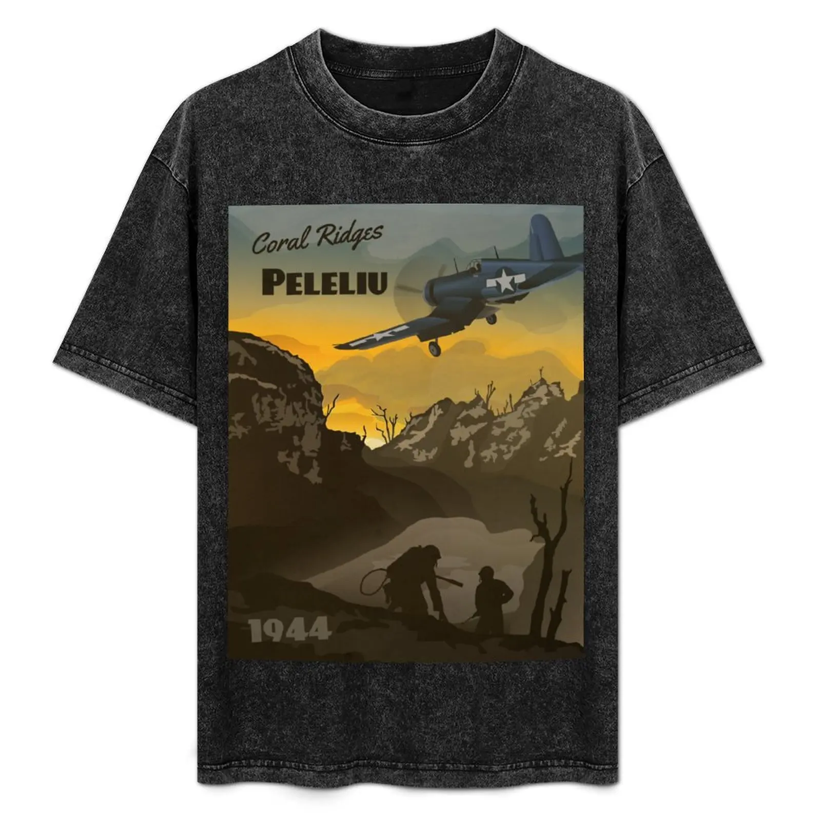 Peleliu 1944 - Coral Ridges Travel Poster T-Shirt Plus Size Lightweight Tee Shirt
Peleliu 1944 - Coral Ridges Travel Poster T-Shirt Plus Size Lightweight Tee Shirt