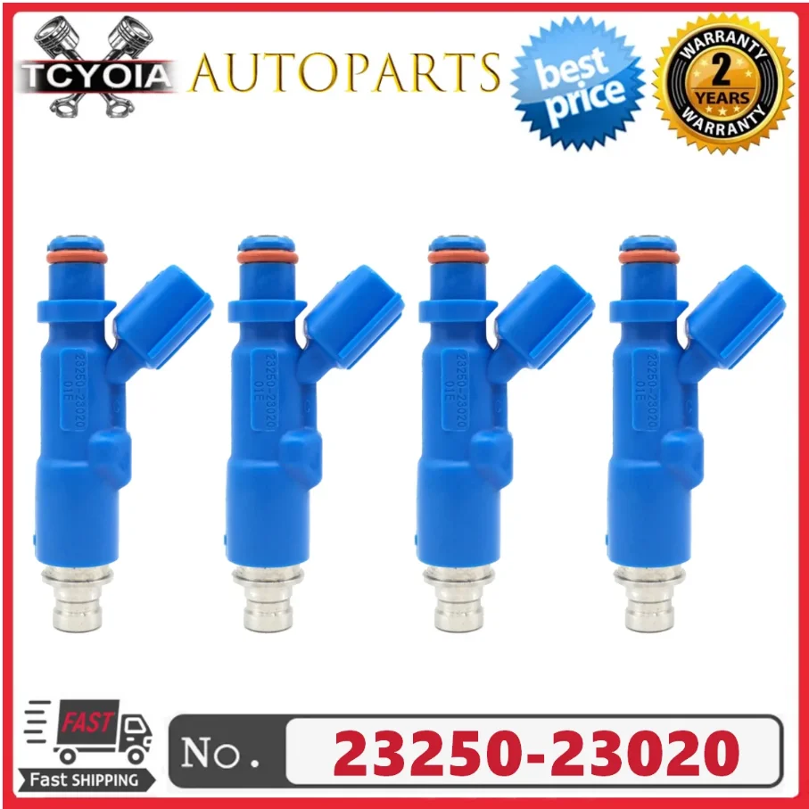 4pcs/Lot Fuel Injectors 23250-23020 23209-29015 For Toyota Yaris Vitz 1.0L 1.3L 1999-2005
4pcs/Lot Fuel Injectors 23250-23020 23209-29015 For Toyota Yaris Vitz 1.0L 1.3L 1999-2005