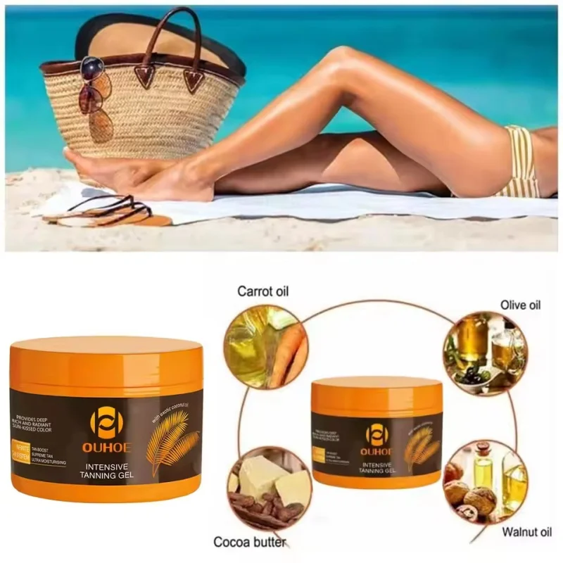 150g Intensive Tanning Gel Tanning Cream Sun Tanner Oil Self Solarium Cream Body Face Bronzer Self Tanners Lotion Cream Beauti
150g Intensive Tanning Gel Tanning Cream Sun Tanner Oil Self Solarium Cream Body Face Bronzer Self Tanners Lotion Cream Beauti