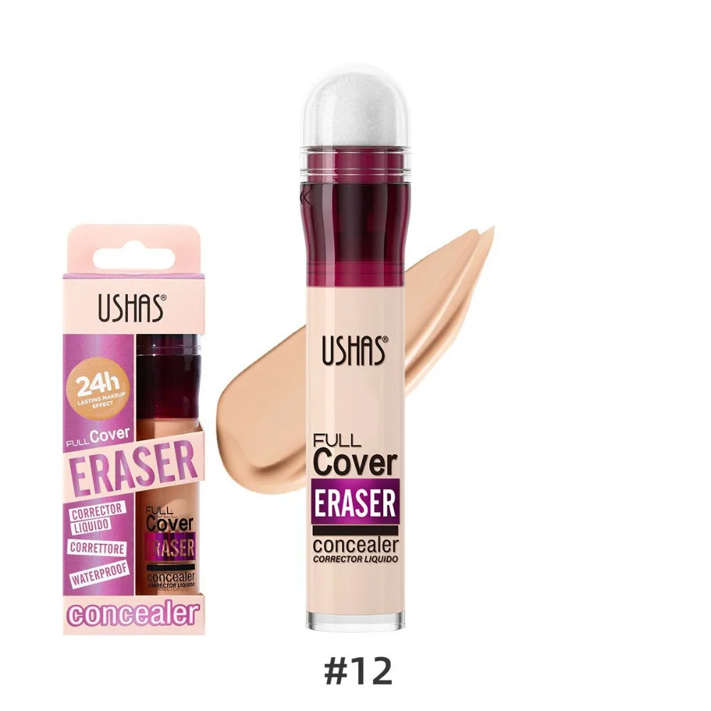 12 Color Sponge Head Facial Concealer Long-lasting Waterproof Liquid Foundation Not Remove Makeup Base Makeup Travel
12 Color Sponge Head Facial Concealer Long-lasting Waterproof Liquid Foundation Not Remove Makeup Base Makeup Travel