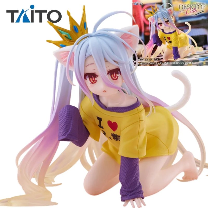 In Stock Original TAITO Desktop Cute NO GAME NO LIFE Shiro Cat Ear T-shirt Anime Figure Desktop Ornaments Model Doll Toy Gifts
In Stock Original TAITO Desktop Cute NO GAME NO LIFE Shiro Cat Ear T-shirt Anime Figure Desktop Ornaments Model Doll Toy Gifts