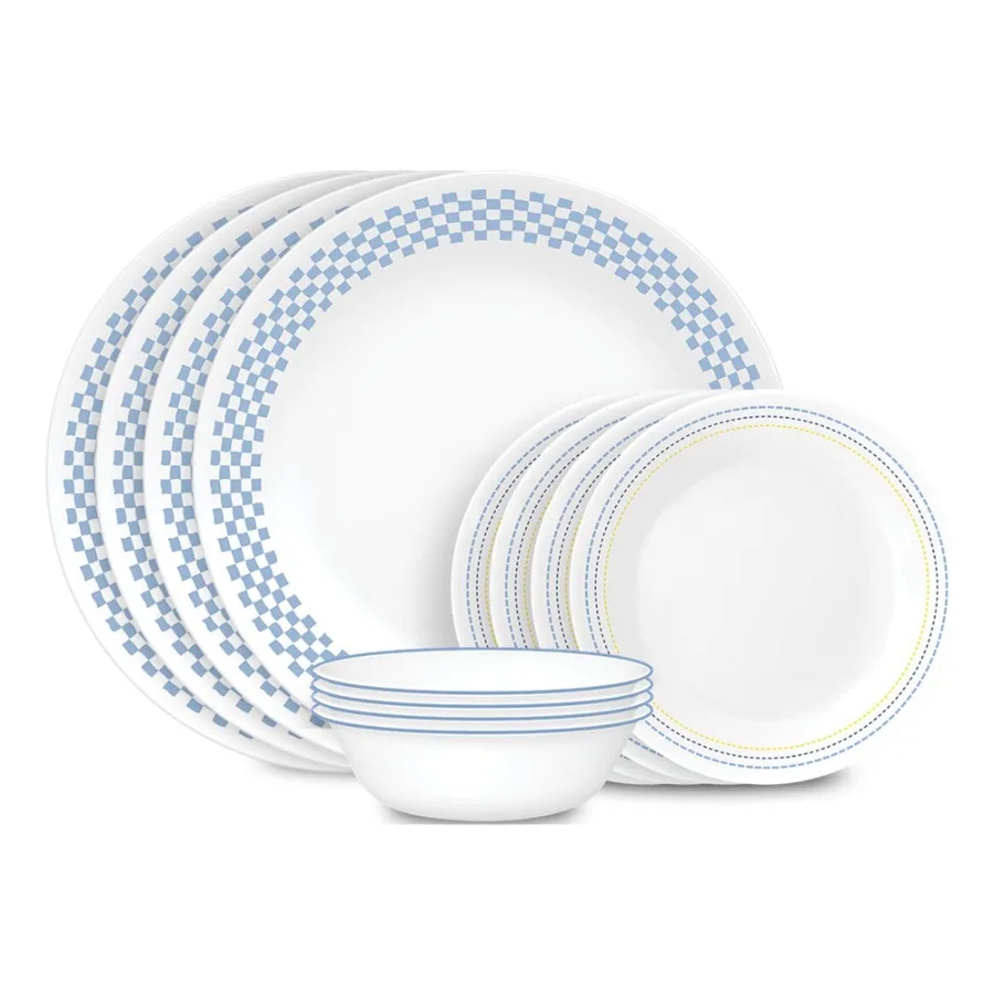 Amelia 12-Piece Glass Dinnerware Set Service for 4
Amelia 12-Piece Glass Dinnerware Set Service for 4
