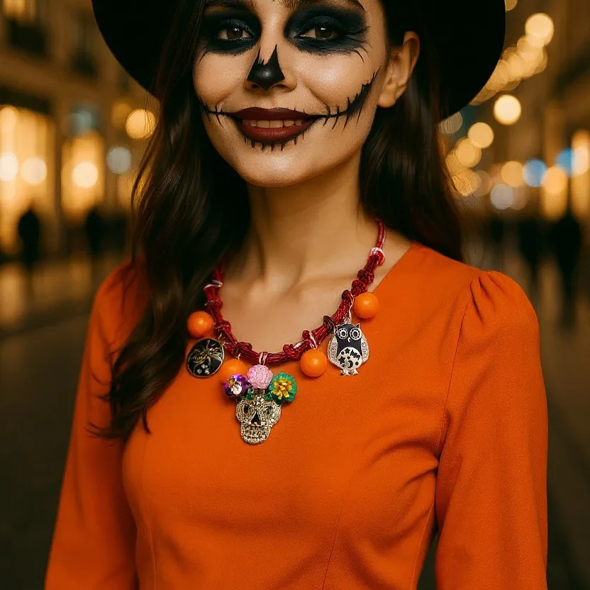 2025 New Fashion Woven Necklace Alloy Skull Owl Inlaid Zircon Pendant Halloween Leisure Jewelry Accessories Girl Gifts
2025 New Fashion Woven Necklace Alloy Skull Owl Inlaid Zircon Pendant Halloween Leisure Jewelry Accessories Girl Gifts